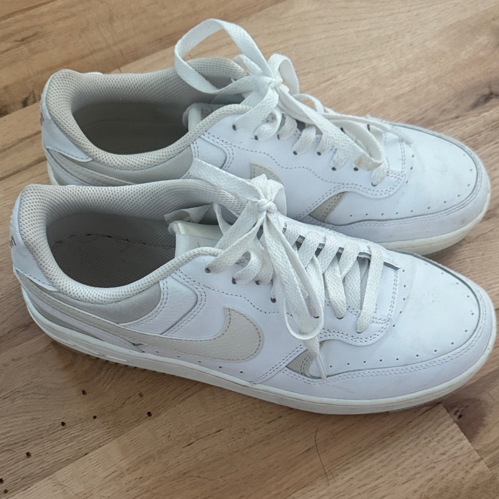 Nike White Low-Top Sneakers